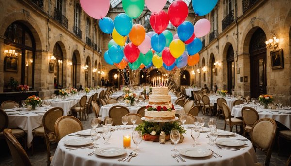Top 10 salles d'anniversaire incontournables en france